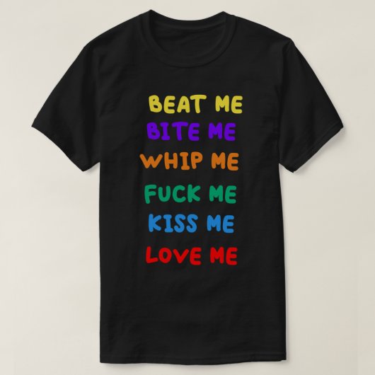 T-shirt beat bitch whip (Design devant)