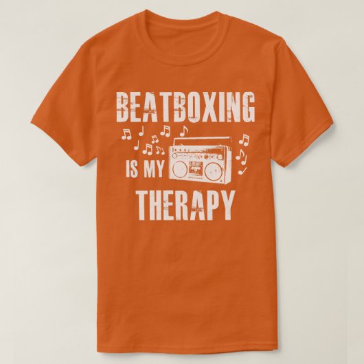 T-shirt Beatboxing est ma thérapie (Design devant)