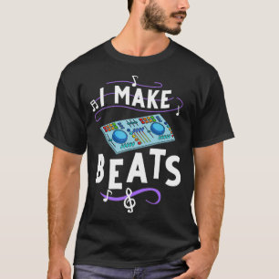 T-shirt Beatmaker Producteur de Musique Machine à Tambour 