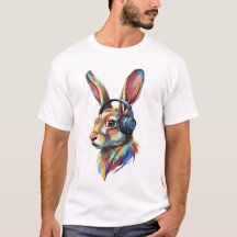 Beats & Ears – Abstract Rabbit in Vibes