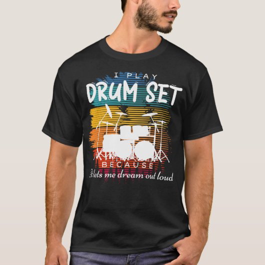 T-shirt Beats of Imagination : Drum Sets Dream Symphony (Devant)