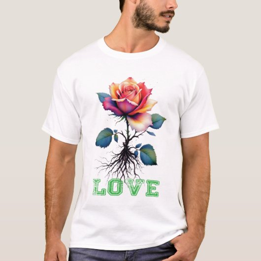 T-shirt Beau amour (Devant)