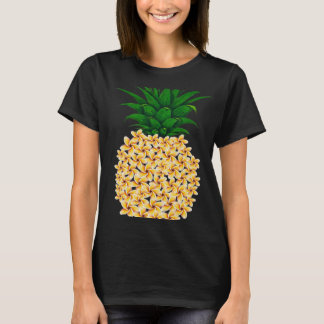 T-shirt Beau ananas fleuri hommes et femmes hawaïens