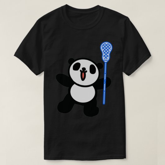 T-shirt Beau animal Lacrosse panda (Design devant)