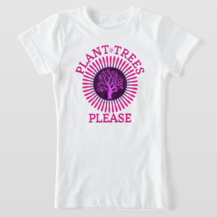 T-Shirt Beau Arbres Plantes S'Il Vous Plaît