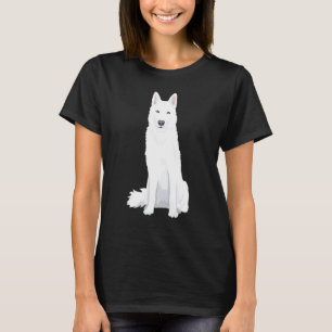 T-shirt Beau blanc Sibérien Husky Sweet Blanche neige D