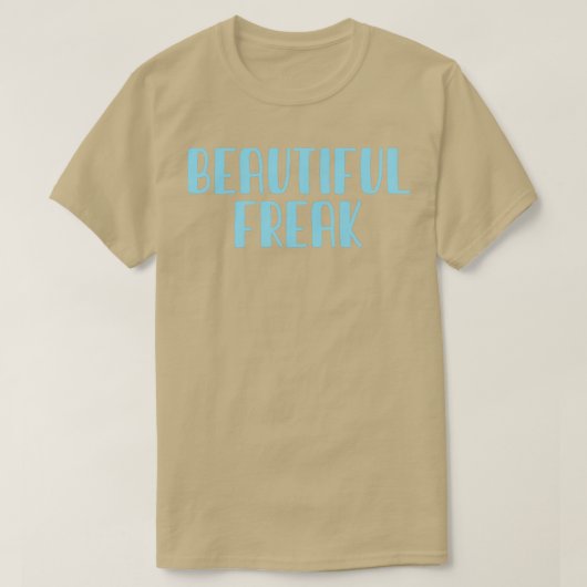 T-shirt Beau bleu Freak (Design devant)
