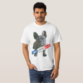 T-shirt Beau bouledogue français (Devant entier)