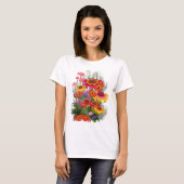 T-shirt Beau Bouquet de fleurs (Devant entier)