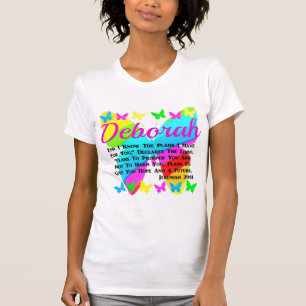 T-SHIRT BEAU BUTTERFLY PERSONNALISÉ JEREMIAH 29:11