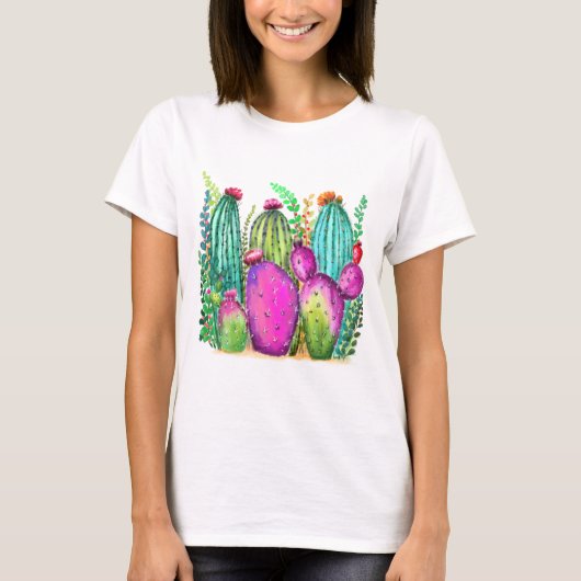 T-Shirt Beau Cactus (Devant)