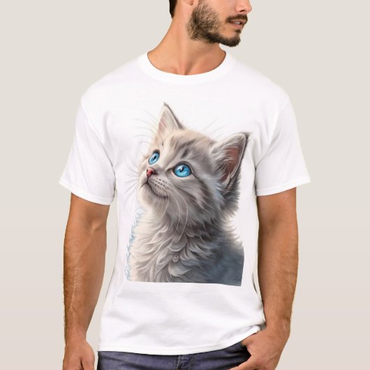 T-shirt Beau chaton (Devant)