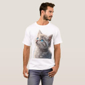 T-shirt Beau chaton (Devant entier)