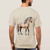 T-shirt Beau Cheval (Dos)