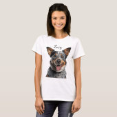 T-SHIRT BEAU CHIEN DE CHIEN AUSTRALIEN FACE (Devant entier)