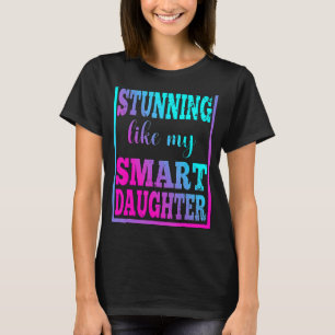 T-shirt Beau comme ma fille intelligente Fête des pères pa