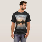 T-shirt Beau coucher de soleil (Devant entier)