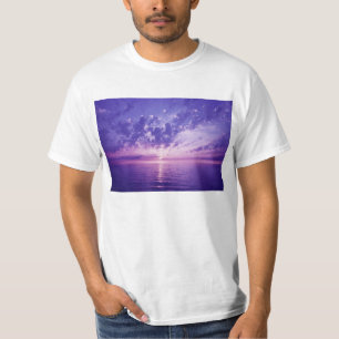 T-shirt Beau coucher du soleil pourpre