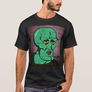 T-shirt Beau crayon à l'écureuil style désorganisé Vector