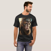 T-shirt Beau Cyborg futuriste (Devant entier)