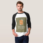 T-shirt Beau design de floreria  (Devant entier)