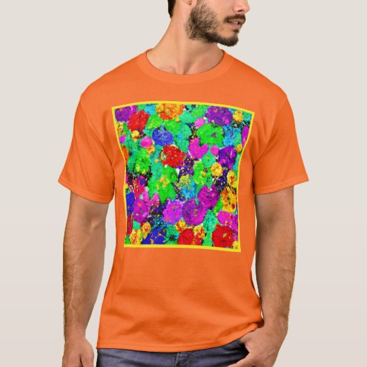 T-shirt Beau Design Fleur. Commandez dès maintenant (Devant)