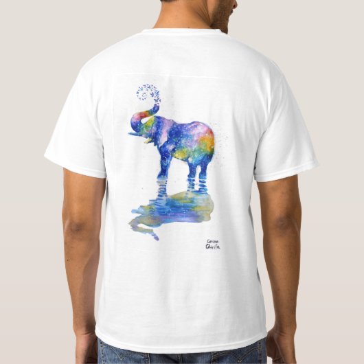 T-shirt Beau éléphant (Dos)