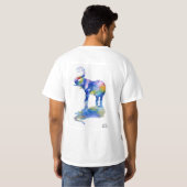 T-shirt Beau éléphant (Dos entier)