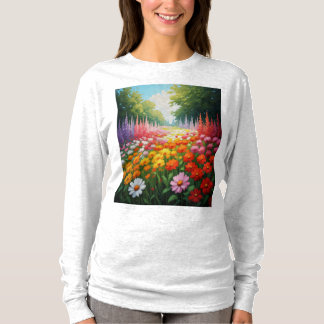 T-shirt Beau et différents roses