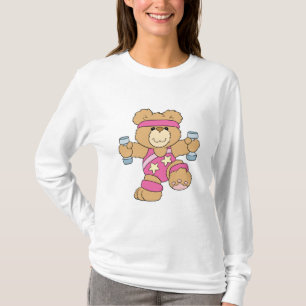 T-shirt Beau exercice Fitness ours