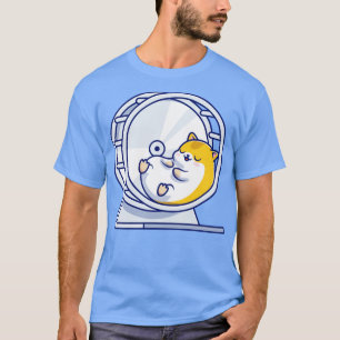 T-shirt Beau Hamster Dormir Dans Jogging Wheel