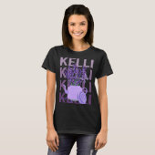 T-shirt Beau Lavande - Kelli Nom (Devant entier)