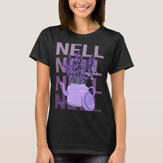 T-shirt Beau Lavande - Nell Nom (Devant)