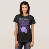 T-shirt Beau Lavande - Nom Romarin (Devant entier)
