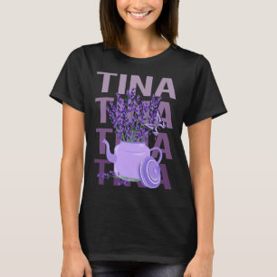 T-shirt Beau Lavande - Tina Nom