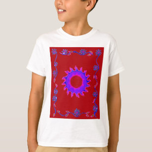 T-shirt Beau Motif Indien Mehndi Art Design
