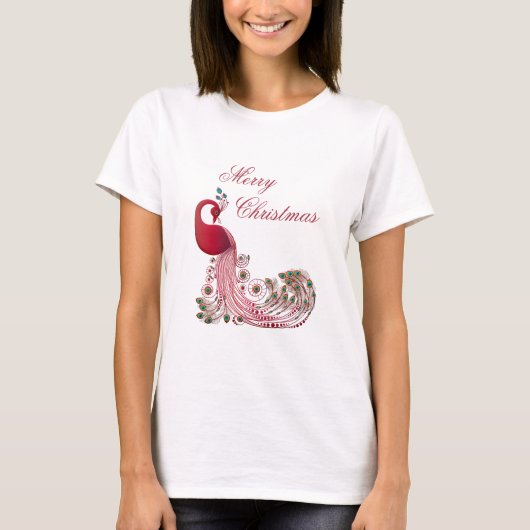 T-shirt Beau Noël Peacock (Devant)