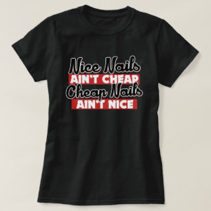 T-shirt Beau ongles pas bon marché ongles pas chère