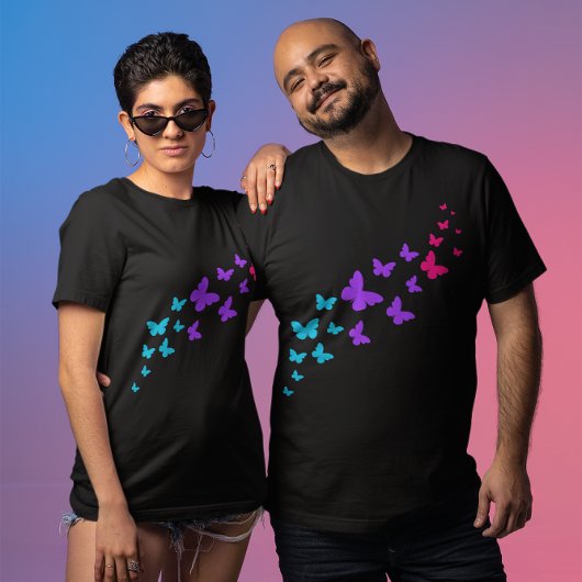 T-shirt Beau Papillon Androgynous Fierté Design