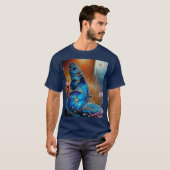 T-shirt Beau Papillon Bleu (Devant entier)