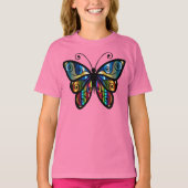 T-shirt Beau papillon iridescent (Devant)