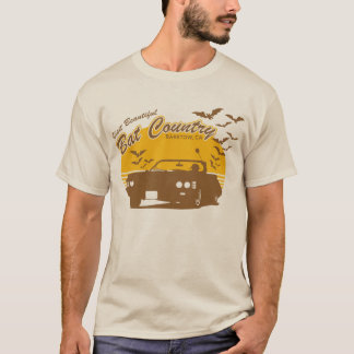 T-shirt Beau pays de batte de visite