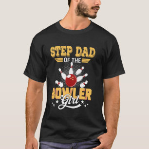T-shirt Beau-père de quilles de la fille de quilles Vintag