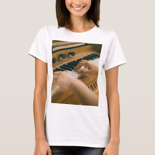 T-shirt Beau piano (Devant)