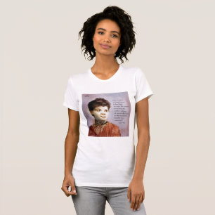 T-shirt Beau portrait aquarelle d'Ida B Wells pour femmes
