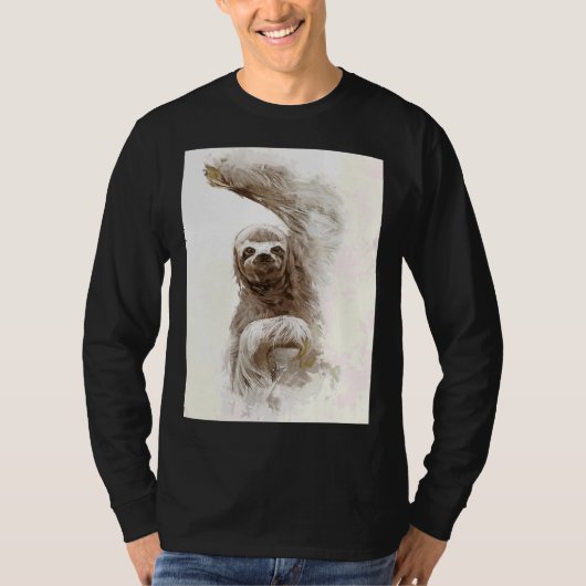 T-shirt Beau Portrait de fentes (Devant)