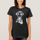 T-shirt Beau Portrait De Labrador Retriever Lab Dog L (Devant)