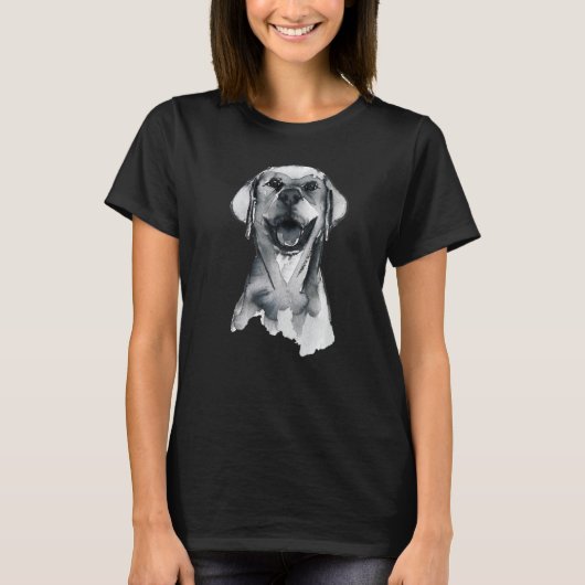 T-shirt Beau Portrait De Labrador Retriever Lab Dog L (Devant)