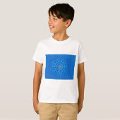 T-shirt Beau Royal Blue Mandala Art Imprimer (Devant entier)