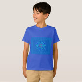 T-shirt Beau Royal Blue Mandala Art Imprimer (Devant entier)